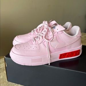 Women’s Nike Air Force 1 AF1 Pink Fontanka - Size 8